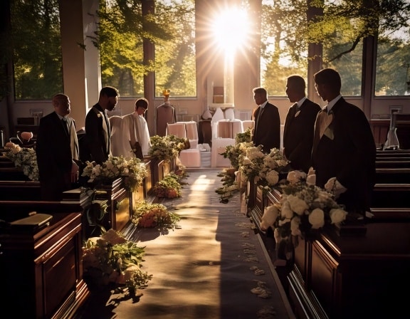 Un funerale laico