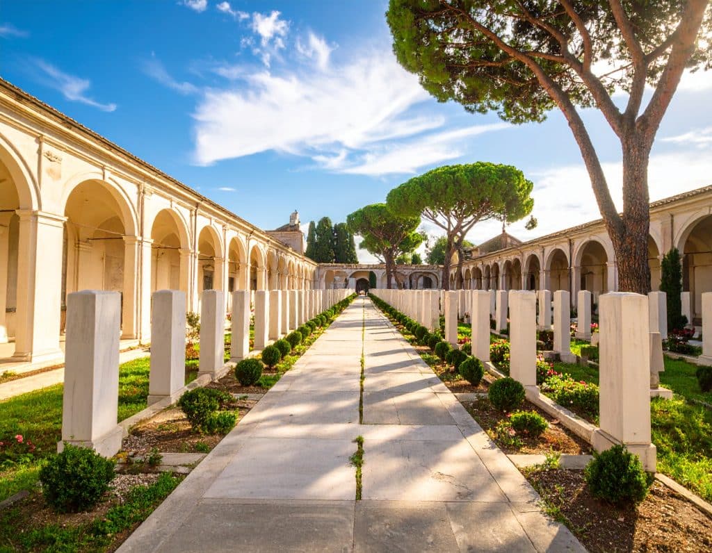 Un cimitero a Roma