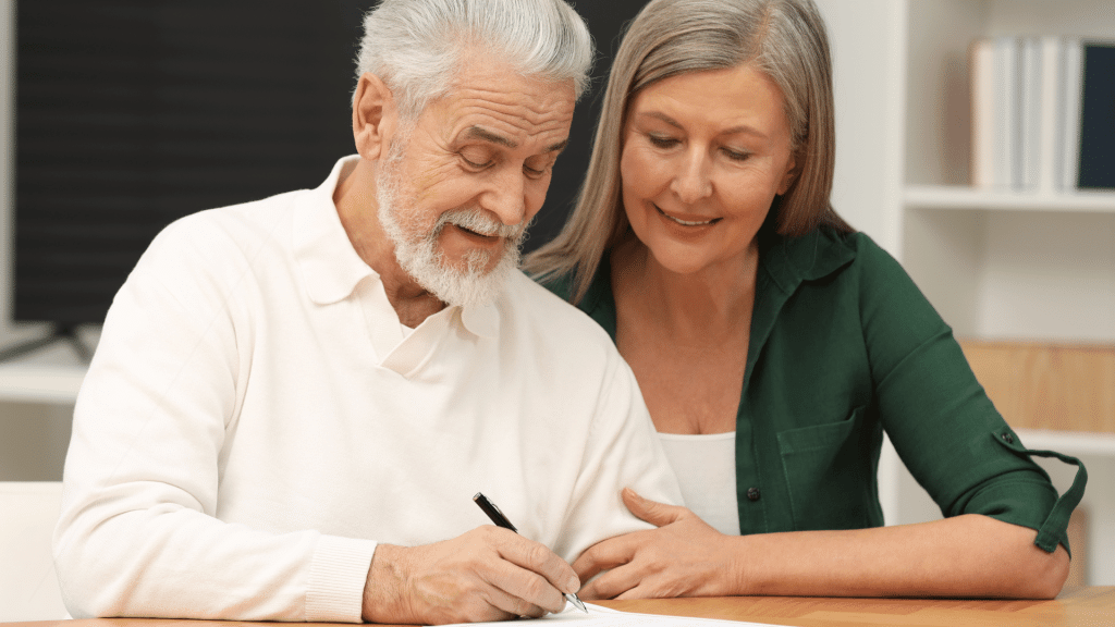 Testamento olografo scritto a mano con data e firma